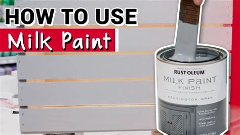 How To Use Rust Oleum Milk Paint Ace Hardware Youtube