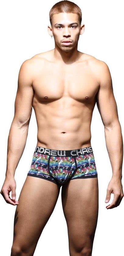 Andrew Christian Ultra Disco Unicorn Boxer W Almost Naked Zwart MAAT