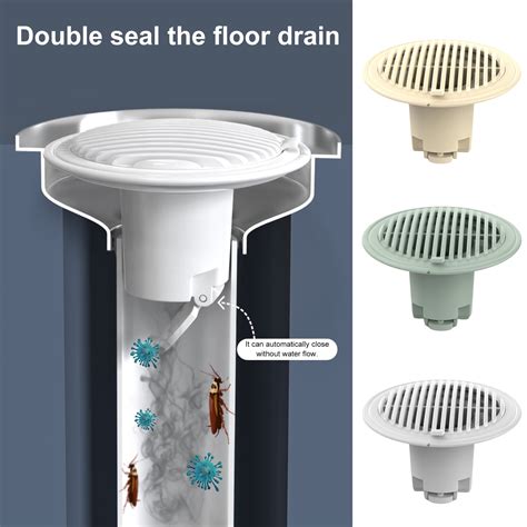 Nuzyz Floor Drainer One Way Drainage Double Blockade Anti Odor Shower