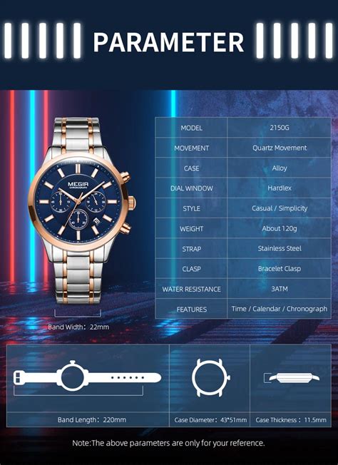 MEGIR Fashion Men Business Watches Stainless Steel Quartz Watch Top