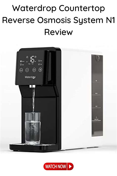 Waterdrop Countertop Reverse Osmosis System N1 Review Artofit