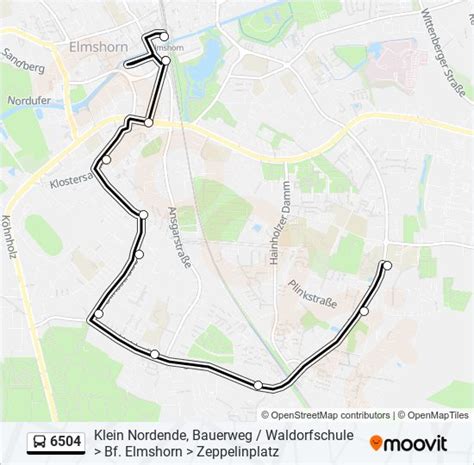 Route Fahrpl Ne Haltestellen Karten Bf Elmshorn