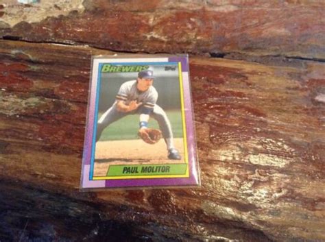 Topps Paul Molitor Baseball Card Ebay