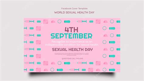 Free Psd Flat Design World Sexual Health Day Facebook Cover