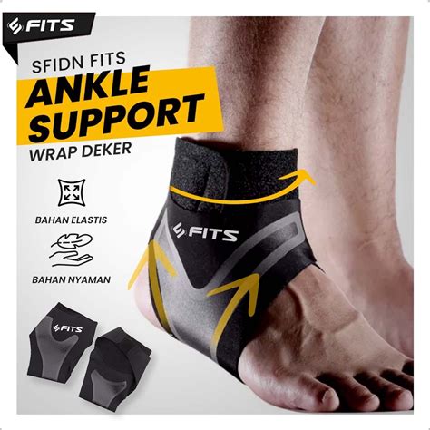 Jual Sfidn Fits Ankle Support Wrap Deker Penyangga Engkel Kaki Shopee