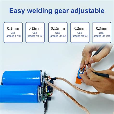 NEW 0 3mm Spot Welder Nickel Portable Spot Welder Farad Capacitor DIY