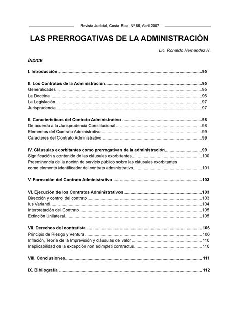 LAS Prerrogativas DE LA Administracion LAS PRERROGATIVAS DE LA