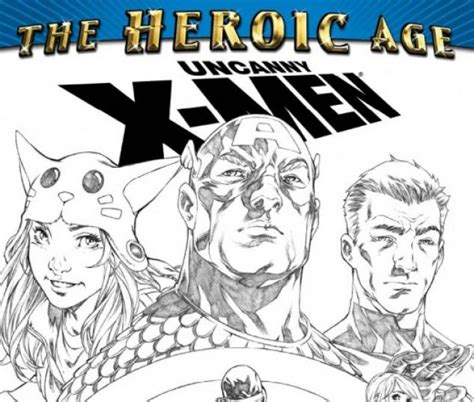 Uncanny X Men The Heroic Age 2010 1 2ND PRINTING VARIANT Comic