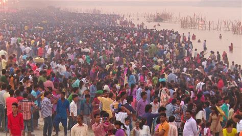 Chhath Puja On Ganga River Ghat In Patna City Bihar Youtube