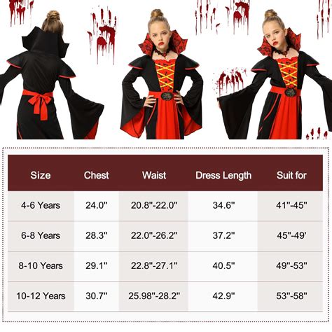 Halloween Royal Vampire Costume Set For Girls Halloween Dress Up Party S Bed Bath And Beyond