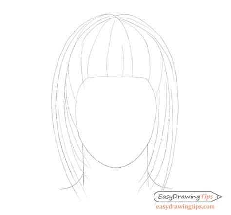 How to Draw Hair Step by Step Tutorial - EasyDrawingTips