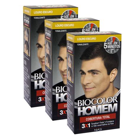 Kit Tonalizante Biocolor Homem Louro Escuro Ml Em Promo O