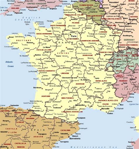 Carte politique de France, Carte politique de France