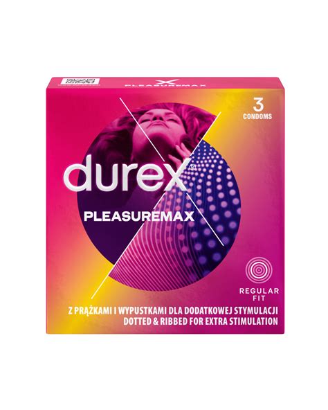 Durex Pleasuremax wyrób medyczny: prezerwatywy, 3 szt./1 opak. | hebe.pl