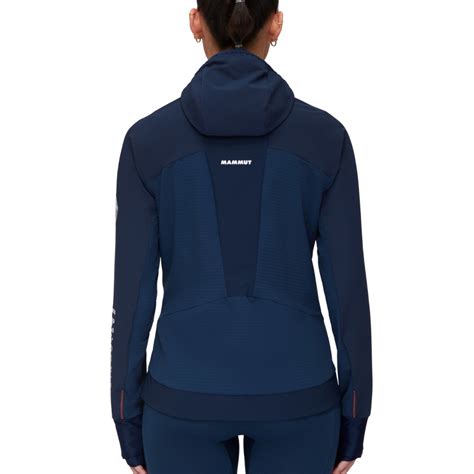 MAMMUT Bunda 160 YEARS AENERGY SO HYBRID HOODED Women Marine