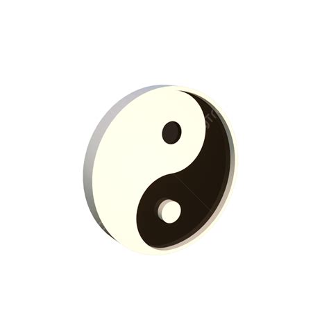 Modelo 3d De Elementos De Yin Y Yang Taiji Png C 4d Tai Chi Elemento Yin Yang Taiji Yin Yang