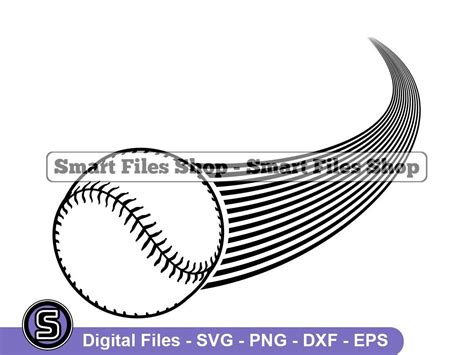 Baseball Logo Svg Baseball Swoosh Svg Baseball Svg Softball Svg