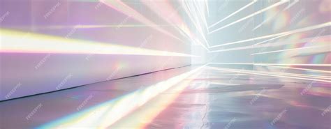 Premium Photo Abstract Prism Of Light With Colorful Refractions And Glow