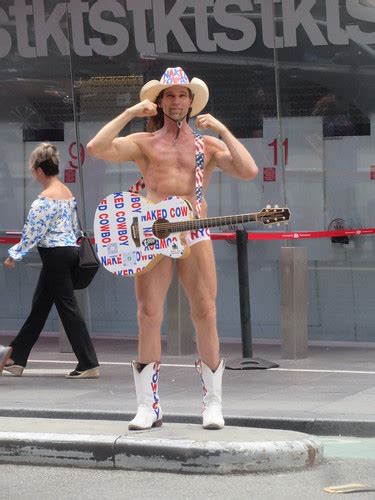 Busking Sunday Naked Cowboy Times Square Flickr