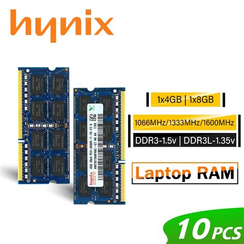 Hynix Chipset Laptop Ram 4gb 8gb Ddr3 Ddr3l Pc3 Pc3l 8500s 10600s