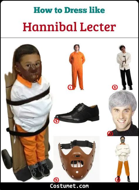 Hannibal Lecter (The Silence of the Lambs) Costume for Cosplay & Halloween