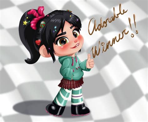 Vanellope Adorable Winner By Artistsncoffeeshops On Deviantart