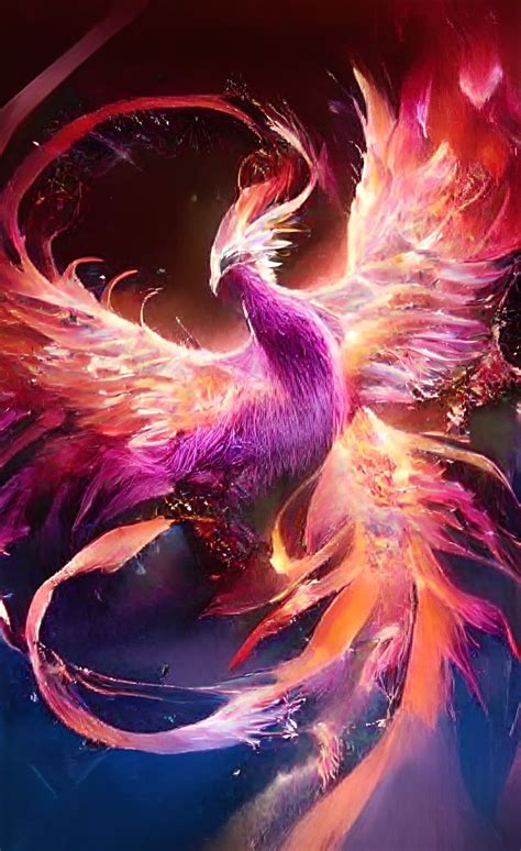 Purple Phoenix | Phoenix bird art, Phoenix artwork, Phoenix art