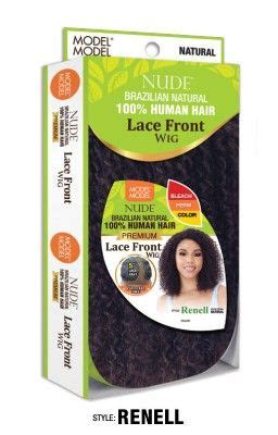 Renell Nude Brazilian Natural Human Hair Lace Front Wig By Model Model
