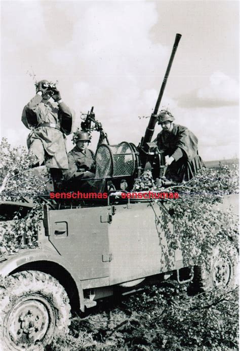 Luftwaffen Flak Batterie Cm Flak Auf Horch R Postimages