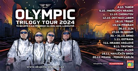 Olympic Trilogy Tour 2024 Multifunkční aula Gong Ostrava Vstupenky