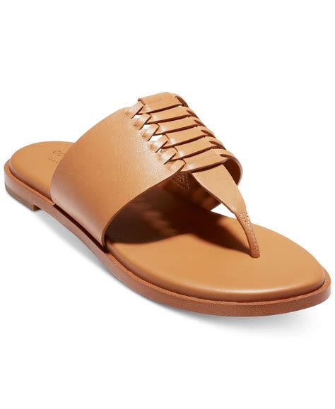 Cole Haan Felix Flat Sandals Macys Cole Haan Shoes Flip Flop Shoes Sandals