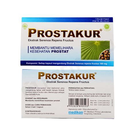 Prostakur Strip 6 Kapsul Farmaku