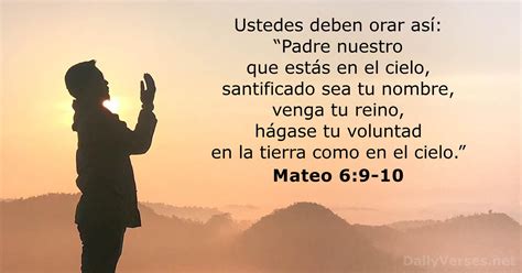 28 de abril de 2022 Versículo de la Biblia del día Mateo 6 9 10