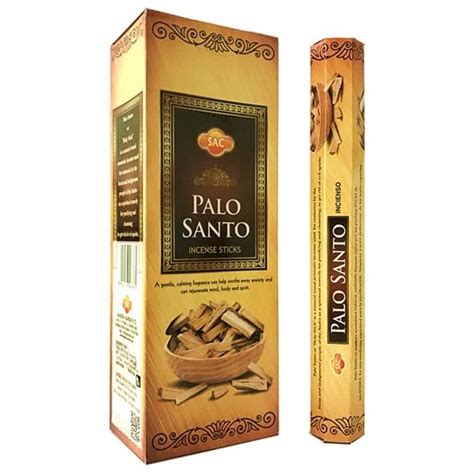 Incienso Palo Santo Sac Caja Hexagonal Varillas Al Mejor Precio