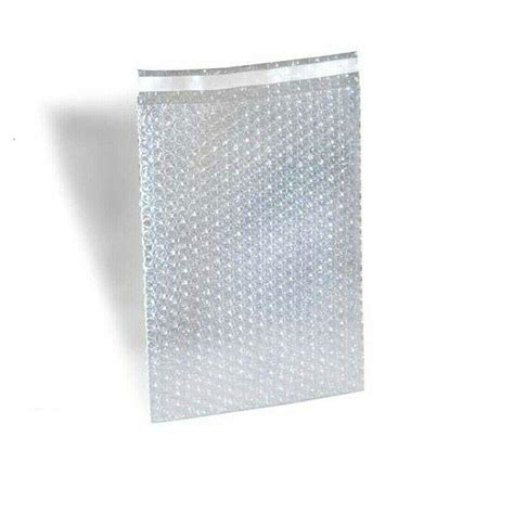 Bzbuy Bubble Out Bags 4 5 X 5 5 Clear Cushioned Pouches 4 5 X 5 1 2