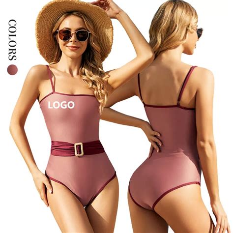 S Shaper Custom One Piece Bikini Swimwear Women High Waist Thong Swimwear Swimsuit Bodysuit