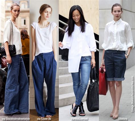 How To Wear White Nude Denim Basics Blue Is In Fashion This Year