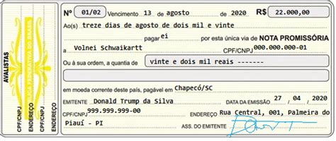 Topo 40 foto modelo nota promissória br thptnganamst edu vn