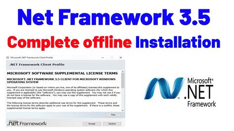 How To Install Net Framework Complete Offline Youtube