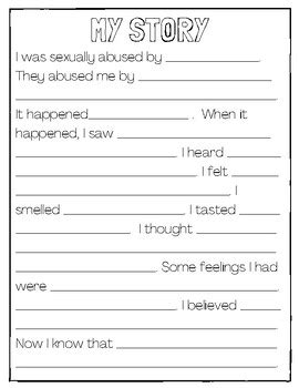 Fill In The Blank Trauma Narrative By Therapytoolsdesigns Tpt