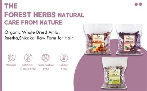 The Forest Herbs Natural Care From Nature Organic Whole Dried Amla