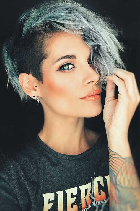 65 Stylish Undercut Women Hair Ideas Cool Short Hairstyles Thick