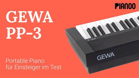 Gewa PP 3 Portable Piano für Einsteiger im Test YouTube