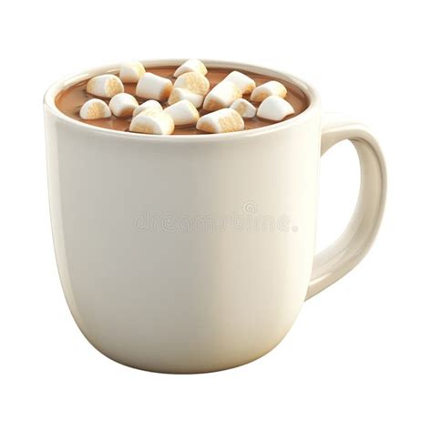 PNG D Rendering Minimalist Cartoon Style Hot Chocolate Mug Clipart On