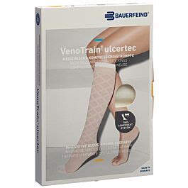 Venotrain Ulcertec Sous Bas Strong A D L Normale Short Pied Ferm Blanc