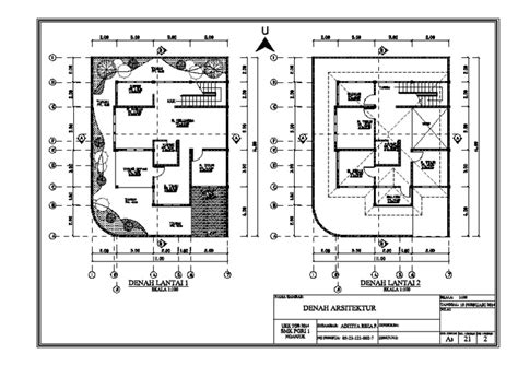 Gambar 2 Denah Arsitektur Gambar Di Rebanas Rebanas