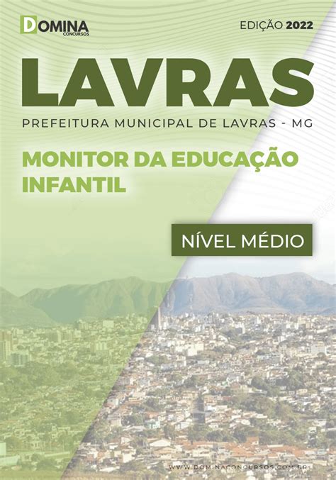 Apostila Concurso Pref Lavras Mg 2022 Monitor Educação Infantil