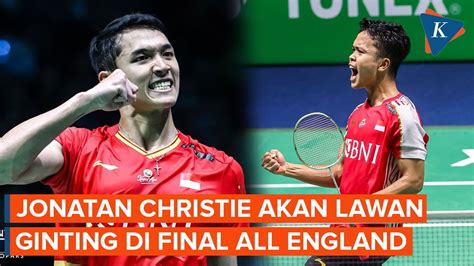 Jonatan Christie Vs Ginting Di Final All England 2024 Indonesia