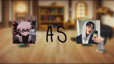 Mha Reacts To Bakugou As Choi San Ateez Wip Youtube