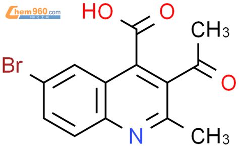 364600 10 2 3 Acetyl 6 bromo 2 methyl quinoline 4 carboxylic acidCAS号